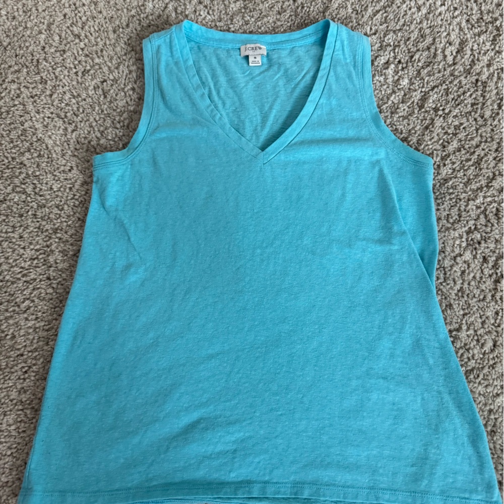 J. Crew Aqua Top and Pink Top